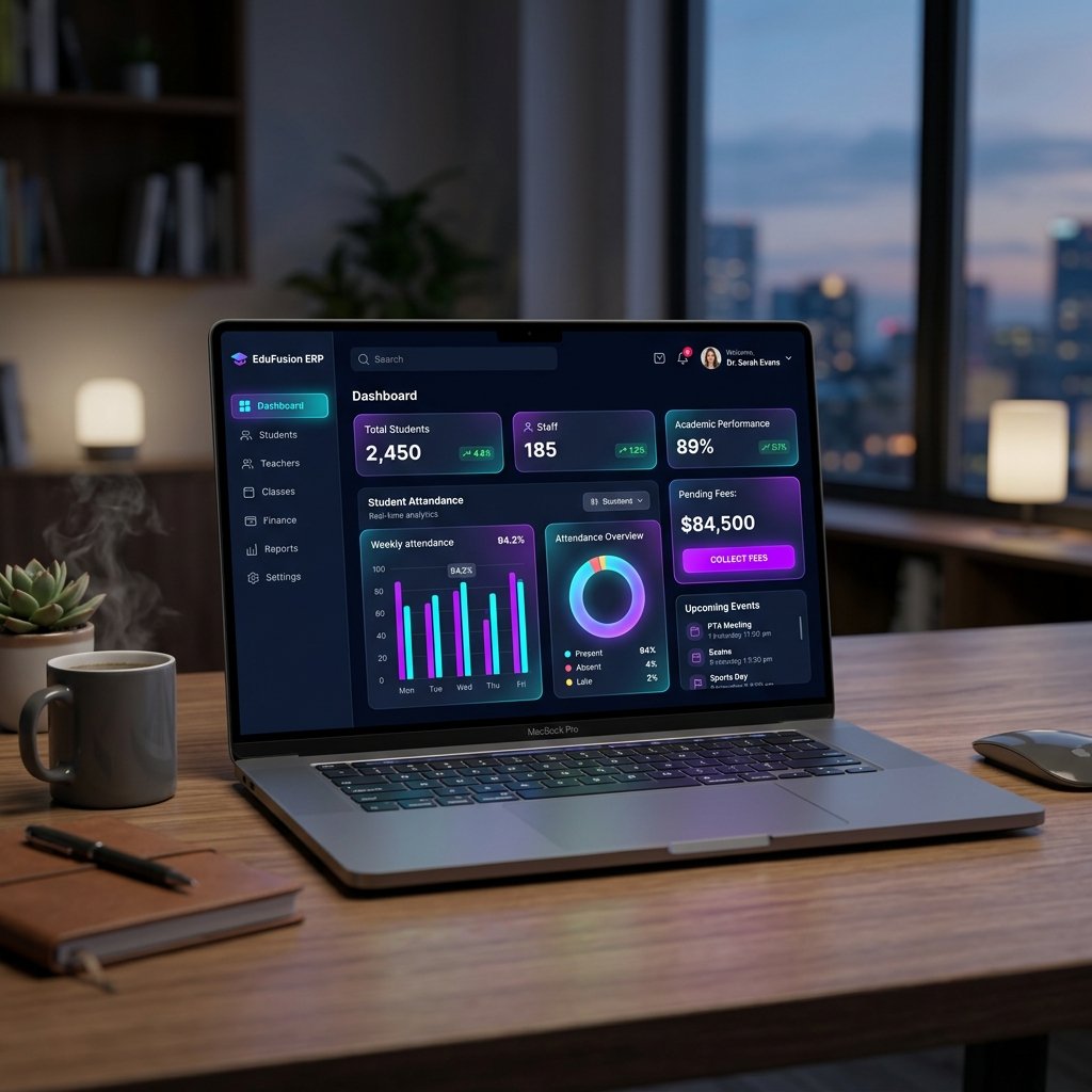EduShift ERP Dashboard Preview